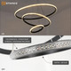 Миниатюра изображения товара Люстра Estares Akrilika slim 70W 3R-APP-600x1100-BLACK/CLEAR-220-IP20