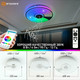 Миниатюра изображения товара Потолочный светильник Estares Song RGB 40W R-APP-330x65-WHITE/CHROME/SHINY-220-IP20