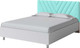 Миниатюра изображения товара Полуторная кровать Proson Ora 120x200 (белый/Monopoly мятный лед 670)