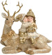 Миниатюра изображения товара Статуэтка Lefard Дети на олене / 162-1282