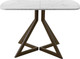 Миниатюра изображения товара Обеденный стол AMC Elite Е20(1100) D2 (коричневый/мрамор кристалл)