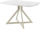 Миниатюра изображения товара Обеденный стол AMC Elite Е20(1100) D2 (бежевый/мрамор кристалл)