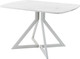 Миниатюра изображения товара Обеденный стол AMC Elite Е20(1100) D2 (серебро/мрамор кристалл)