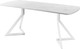 Миниатюра изображения товара Обеденный стол AMC Elite Е20(1100) D2 (белый/мрамор кристалл)