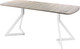 Миниатюра изображения товара Обеденный стол AMC Elite Е20(1100) D2 (белый/дуб уайт-ривер песочно-бежевый)