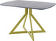 Миниатюра изображения товара Обеденный стол AMC Elite Е20(1100) D2 (золото/бетон чикаго светло-серый)