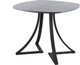 Миниатюра изображения товара Обеденный стол AMC Elite Е24(900) D7 (черный/бетон чикаго светло-серый)