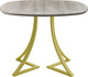 Миниатюра изображения товара Обеденный стол AMC Elite Е24(900) D7 (золото/дуб уайт-ривер песочно-бежевый)
