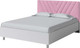 Миниатюра изображения товара Полуторная кровать Proson Ora 120x200 (белый/Ultra розовый мусс)