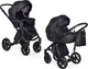 Миниатюра изображения товара Детская универсальная коляска INDIGO Porto 2 в 1 (Po 08, черная кожа/черный узор)
