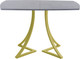 Миниатюра изображения товара Обеденный стол AMC Elite Е24(1200) D2 (золото/бетон чикаго светло-серый)