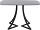 Миниатюра изображения товара Обеденный стол AMC Elite Е24(1100) D2 (черный/бетон чикаго светло-серый)