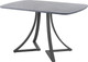 Миниатюра изображения товара Обеденный стол AMC Elite Е24(1100) D2 (графит/бетон чикаго светло-серый)