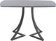 Миниатюра изображения товара Обеденный стол AMC Elite Е24(1100) D2 (графит/бетон чикаго светло-серый)