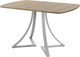 Миниатюра изображения товара Обеденный стол AMC Elite Е24(1100) D2 (серебро/дуб небраска натур)