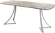 Миниатюра изображения товара Обеденный стол AMC Elite Е24(1100) D2 (серебро/дуб уайт-ривер песочно-бежевый)