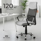 Миниатюра изображения товара Кресло офисное Mio Tesoro Монте AF-C9767T (светло-серый/черный)
