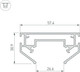 Миниатюра изображения товара Профиль для шинопровода Arlight MAG-STRETCH-ORIENT-2620-2000 / 039173