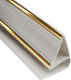 Миниатюра изображения товара Плинтус потолочный STELLA Для ПВХ панелей Golden Ray (3м)