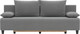 Миниатюра изображения товара Диван Олмеко Роджерс М 3-х местный (велюр Parma 25 серый)