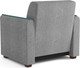Миниатюра изображения товара Кресло-кровать Олмеко Авалон М (жаккард тесла серый/жаккард тесла деним)