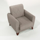 Миниатюра изображения товара Кресло мягкое Олмеко Эдвин М (велюр прага кофе)