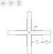 Миниатюра изображения товара Крестовина для профилей Arlight PLS-LOCK-H25-Х90 / 026244