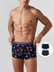 Миниатюра изображения товара Комплект мужских трусов Mark Formelle 411124-2 (р.98-108, прикольные пингвины/глубокий синий-4)