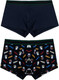 Миниатюра изображения товара Комплект мужских трусов Mark Formelle 411124-2 (р.102-112, прикольные пингвины/глубокий синий-5)