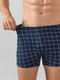 Миниатюра изображения товара Комплект мужских трусов Mark Formelle 411152-2 (р.94-104, клетка на темно-синем/темно-синий)