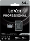 Миниатюра изображения товара Карта памяти Lexar High-Performance 1066x microSDXC 64GB (LMS1066064G-BNANG)