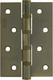 Миниатюра изображения товара Петля дверная Нора-М 4-4ВВ FНР-STD AB 100x70x2.5 универсальная (старая бронза)