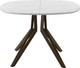 Миниатюра изображения товара Обеденный стол AMC Elite Е21(800) D7 (коричневый/мрамор кристалл)