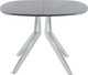 Миниатюра изображения товара Обеденный стол AMC Elite Е21(800) D7 (серебро/бетон чикаго светло-серый)