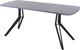 Миниатюра изображения товара Обеденный стол AMC Elite Е21(1200) D2 (черный/бетон чикаго светло-серый)