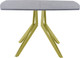 Миниатюра изображения товара Обеденный стол AMC Elite Е21(1200) D2 (золото/бетон чикаго светло-серый)