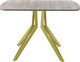 Миниатюра изображения товара Обеденный стол AMC Elite Е21(1200) D2 (золото/дуб уайт-ривер песочно-бежевый)
