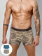 Миниатюра изображения товара Комплект мужских трусов Mark Formelle 411228-2 (р.90-100, зелено-голубой/тату на бежевом)