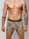 Миниатюра изображения товара Комплект мужских трусов Mark Formelle 411228-2 (р.94-104, зелено-голубой/тату на бежевом)