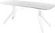 Миниатюра изображения товара Обеденный стол AMC Elite Е21(1100) D2 (белый/мрамор кристалл)