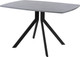 Миниатюра изображения товара Обеденный стол AMC Elite Е18(1200) D6 (черный/бетон чикаго светло-серый)