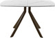 Миниатюра изображения товара Обеденный стол AMC Elite Е18(1200) D6 (коричневый/мрамор кристалл)