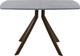 Миниатюра изображения товара Обеденный стол AMC Elite Е18(1200) D6 (коричневый/бетон чикаго светло-серый)