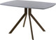 Миниатюра изображения товара Обеденный стол AMC Elite Е18(1200) D6 (коричневый/бетон чикаго светло-серый)