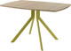 Миниатюра изображения товара Обеденный стол AMC Elite Е18(1200) D6 (золото/дуб небраска натур)