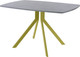 Миниатюра изображения товара Обеденный стол AMC Elite Е18(1200) D6 (золото/бетон чикаго светло-серый)