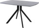 Миниатюра изображения товара Обеденный стол AMC Elite Е18(1100) D6 (черный/бетон чикаго светло-серый)