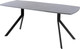 Миниатюра изображения товара Обеденный стол AMC Elite Е18(1100) D6 (черный/бетон чикаго светло-серый)