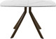 Миниатюра изображения товара Обеденный стол AMC Elite Е18(1100) D6 (коричневый/мрамор кристалл)
