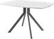 Миниатюра изображения товара Обеденный стол AMC Elite Е18(1100) D6 (графит/мрамор кристалл)